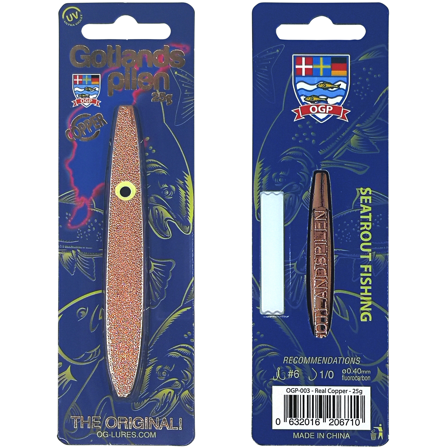 OGP Sea Fishing Bait Gotlandspilen (Real Copper)