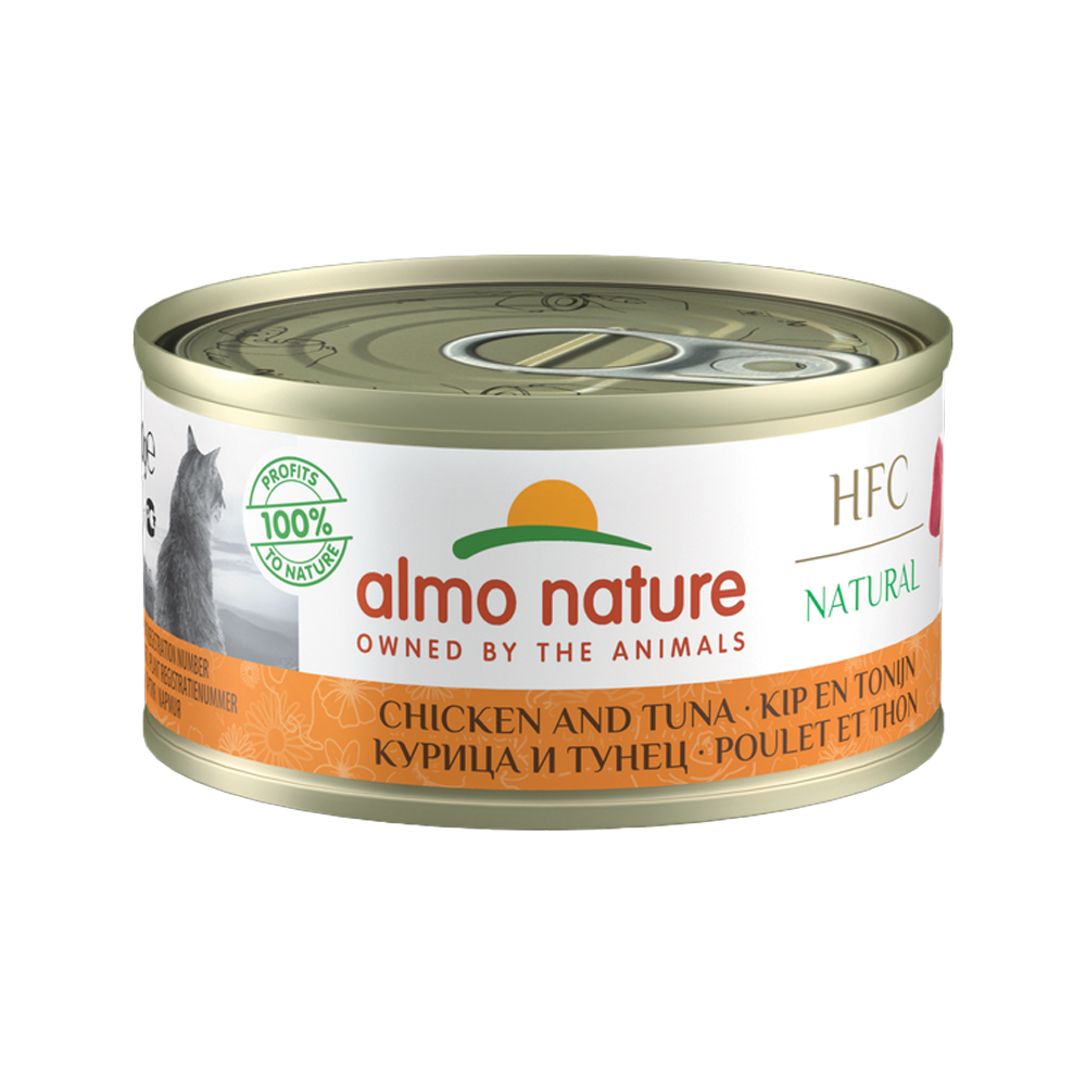 Almo Nature - HFC 70 Natural - Chicken and Tuna - 24x70g