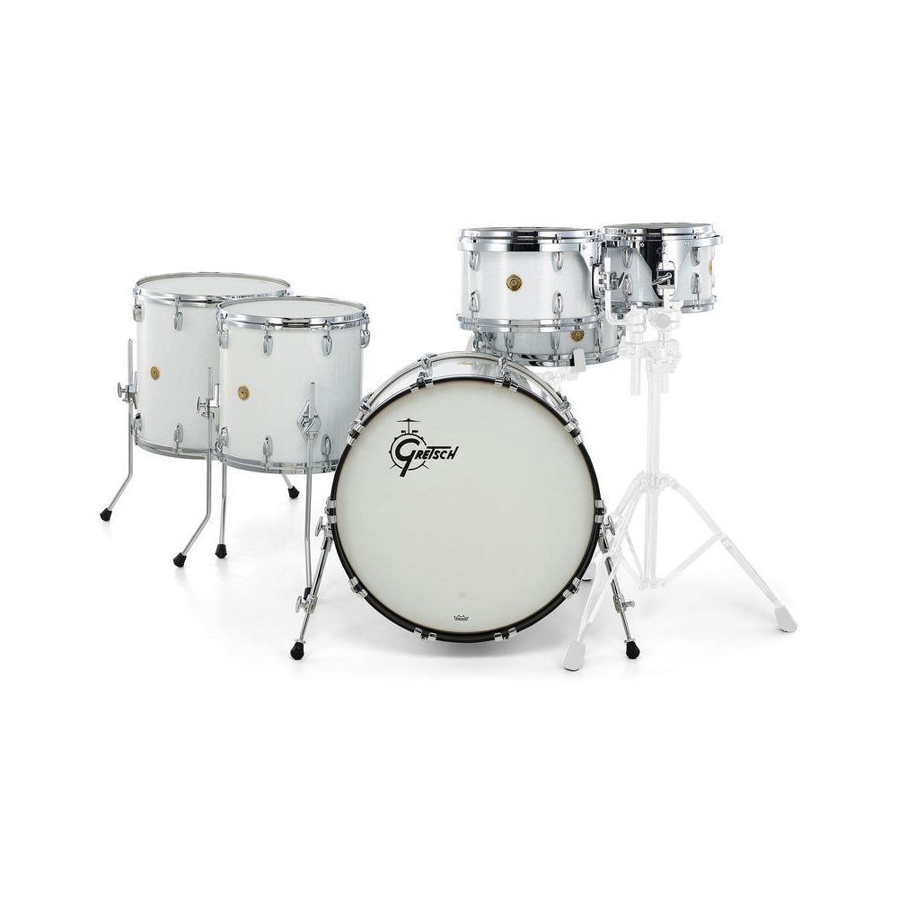 Gretsch Drums US Custom Rock Set White Glass – Thomann Ireland