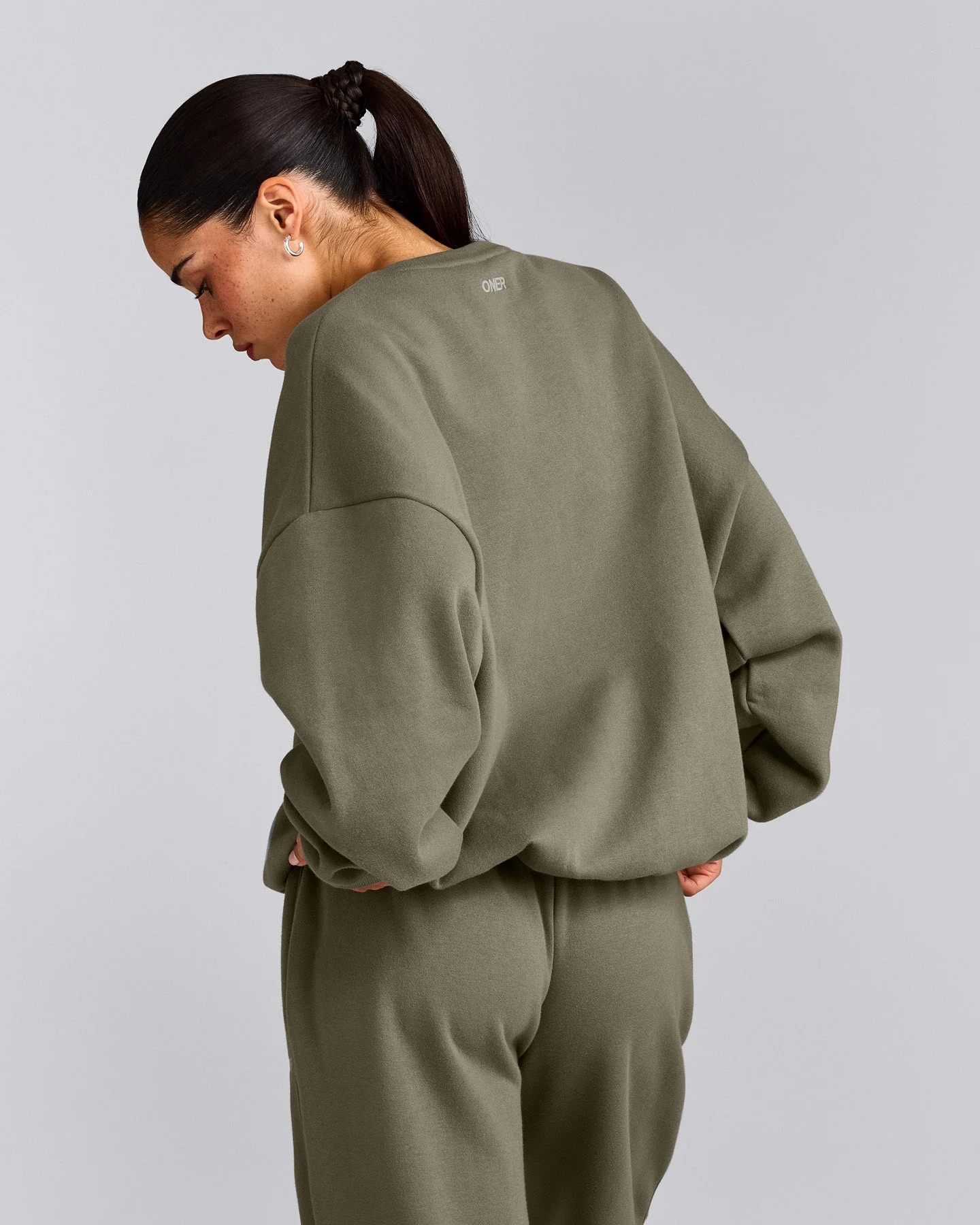 Foundations All Season Crew Neck Sweatshirt | Alpine Green