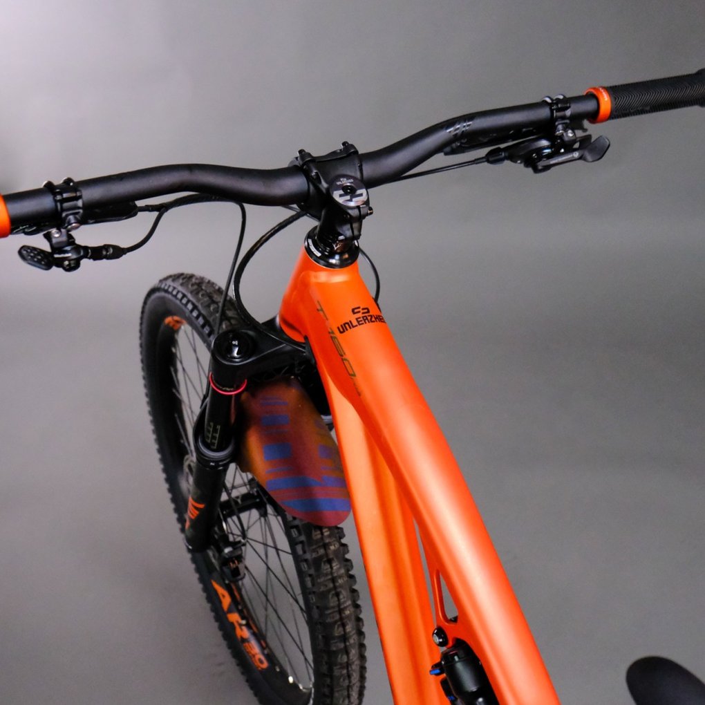 Unleazhed Frame Unscratch BP01-S Frame Protection Tape Top Tube - Clear Matt