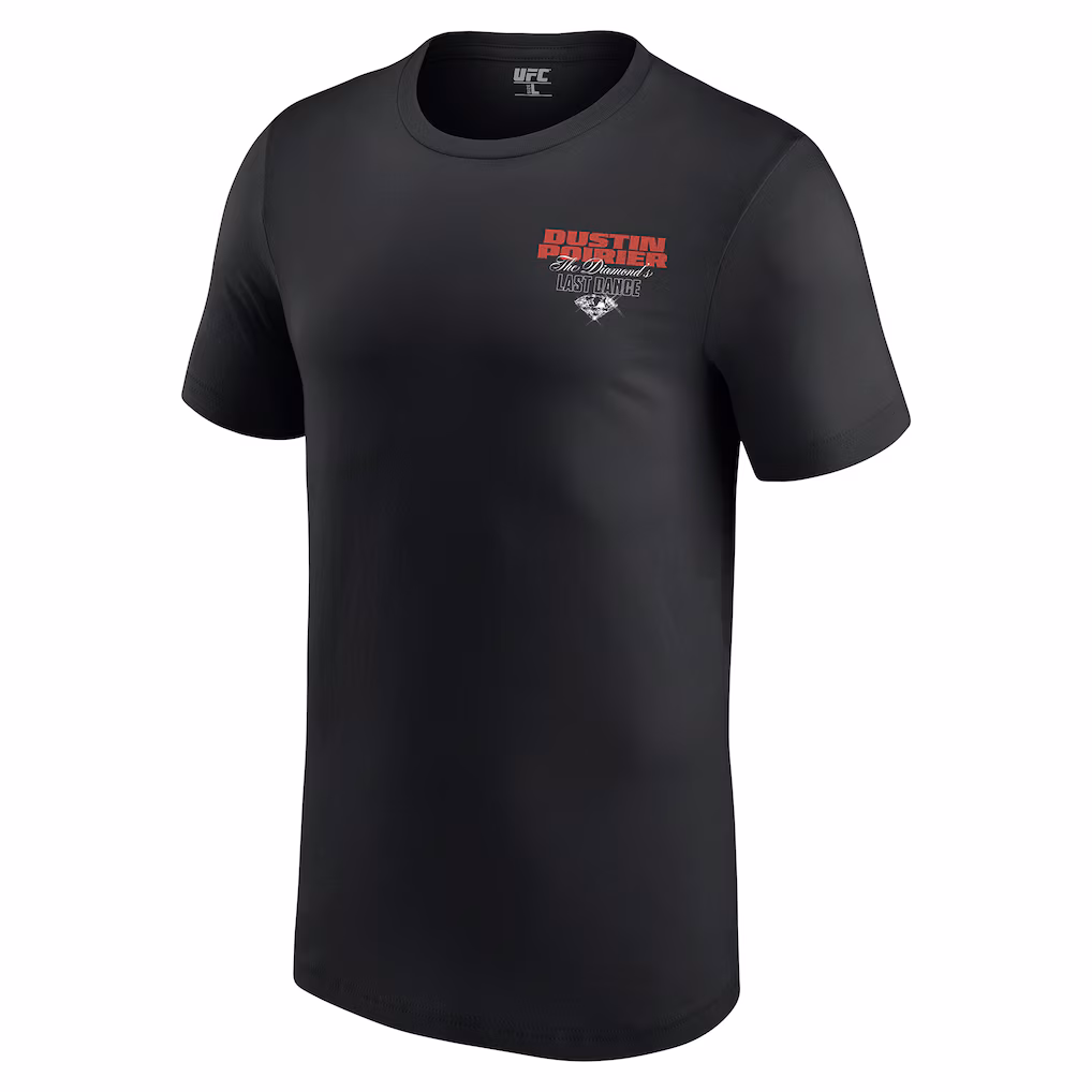 Men's Black Dustin Poirier UFC 318 Last Dance T-Shirt