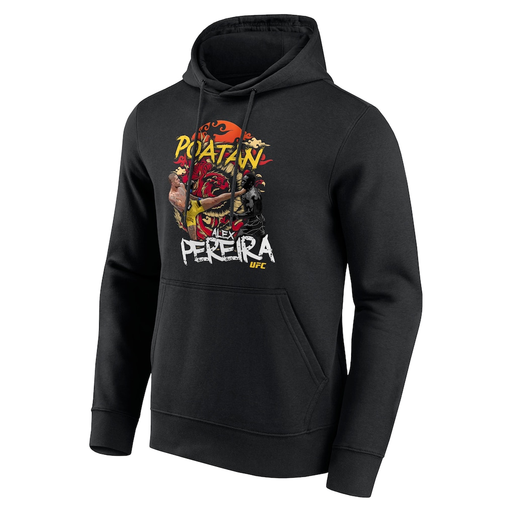 UFC Alex Pereira Illustration Hoodie - Black - Mens
