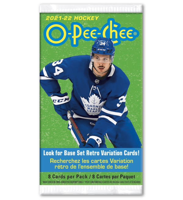 Upper Deck NHL 2021-22 Hockey - O-Pee-Chee - Box With 36 Packets