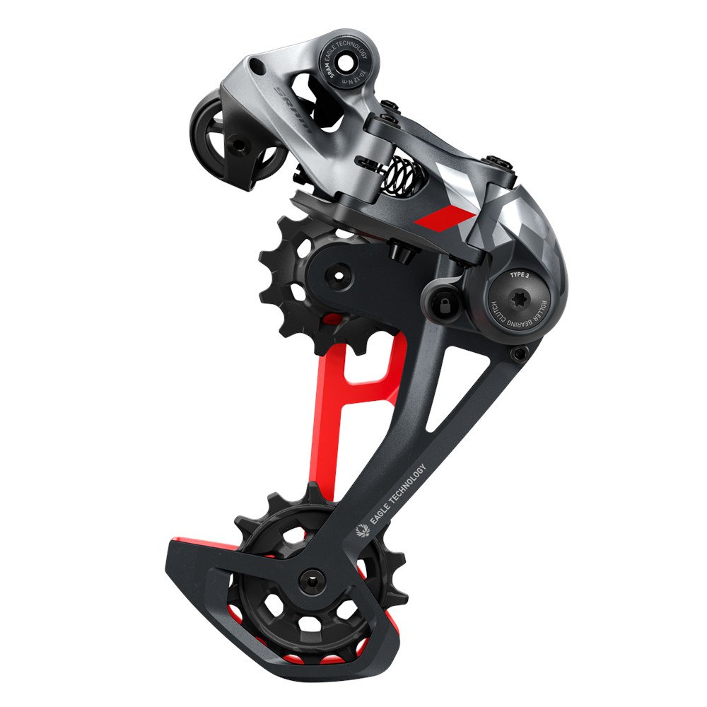 SRAM X01 Eagle 1x12-speed Upgrade Kit - Trigger Shifter - 10-52 t. Cassette - Black / Red