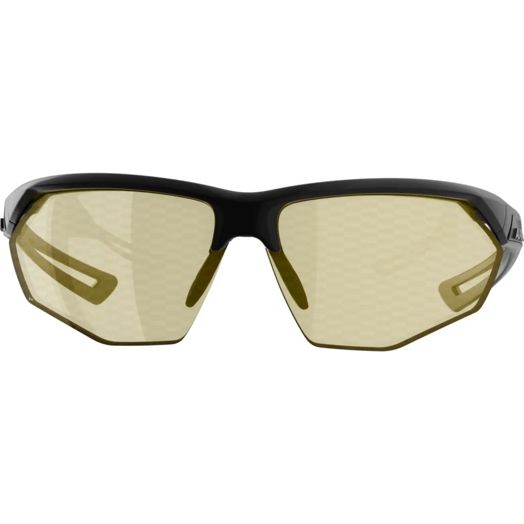Alpina Nylos HR Glasses - black matt/yellow