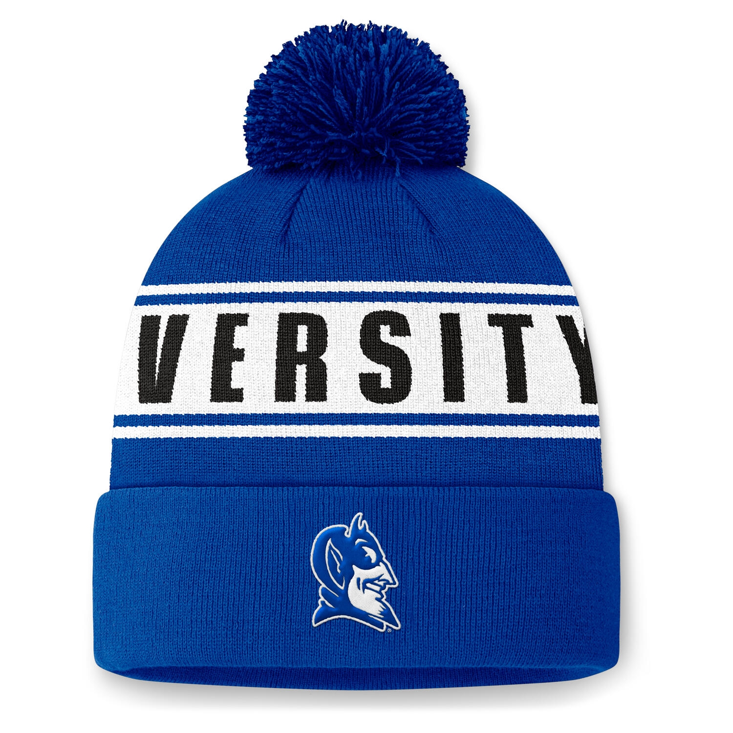 Duke Blue Devils Wraparound NCAA Knit Hat Blue