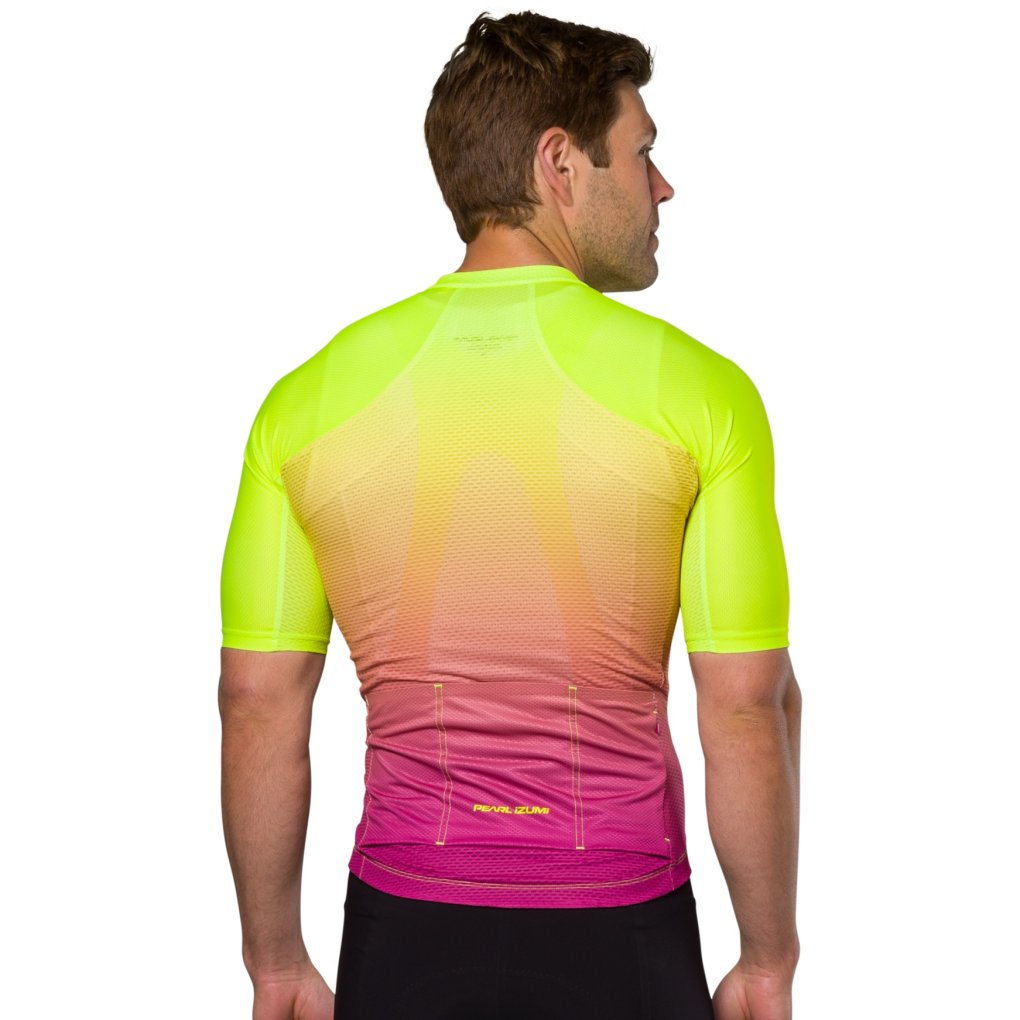 PEARL iZUMi PRO Mesh Jersey Men 11122101 - screaming yellow gradient - AAF