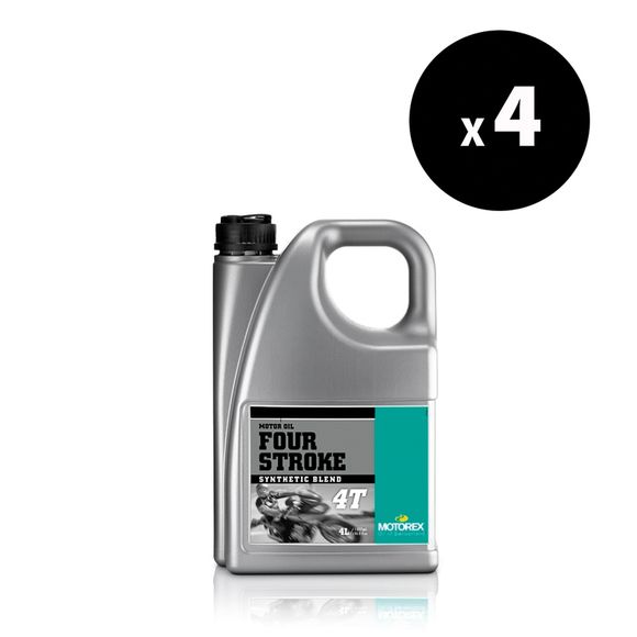 Huile moteur Motorex Four Stroke - 5W40 4L x4 UniverselRef : MX00154A / 3042874