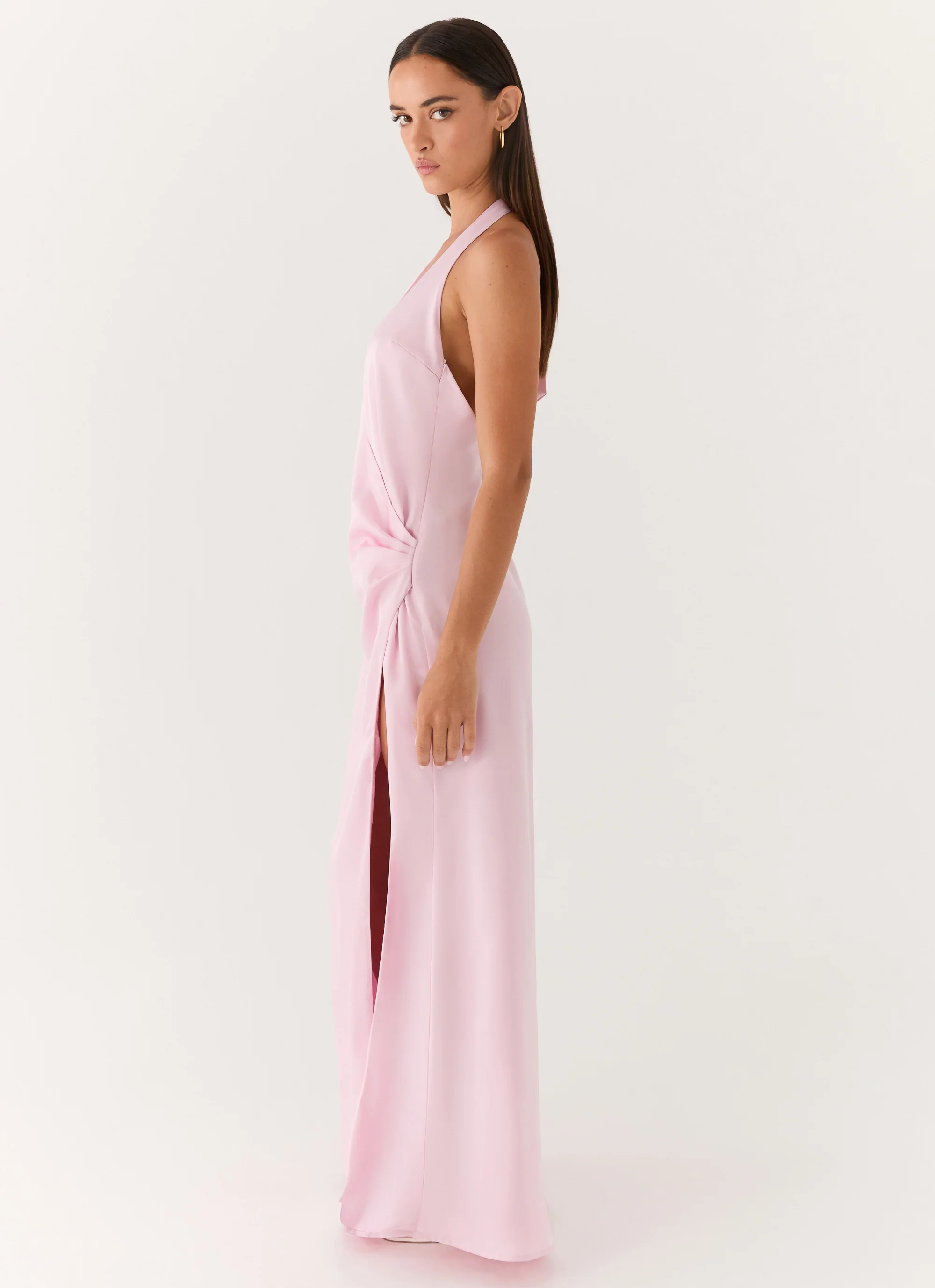 Chellie Wrap Maxi Dress - Pink