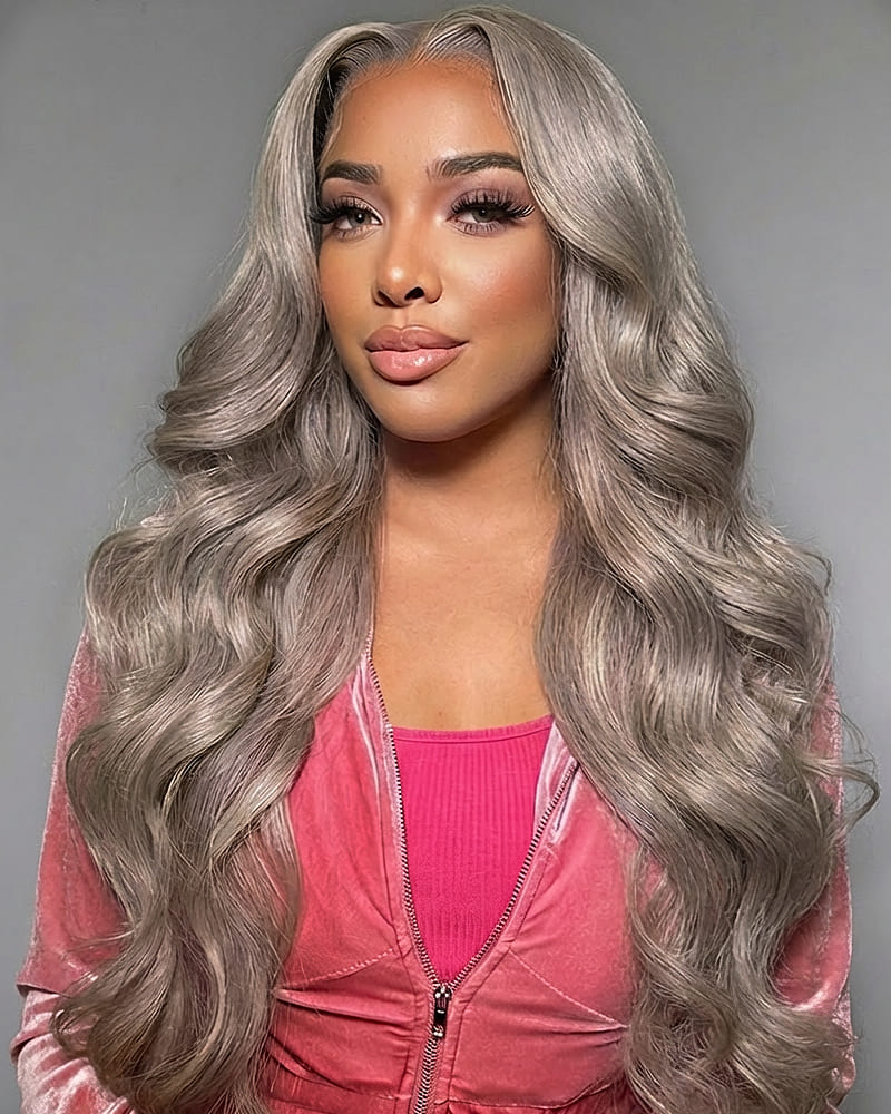 Ophirawig 13x6 Three-Go? Dirty Blonde Glueless Loose Body Wave With Drawstring 100% Human Hair Wig