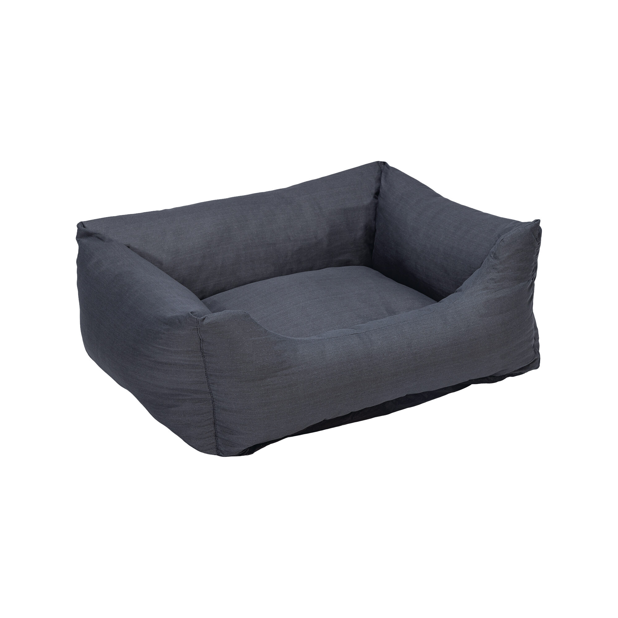 Beeztees Lounging Bed Sofixa - Anthracite - 65 x 60 x 20 cm