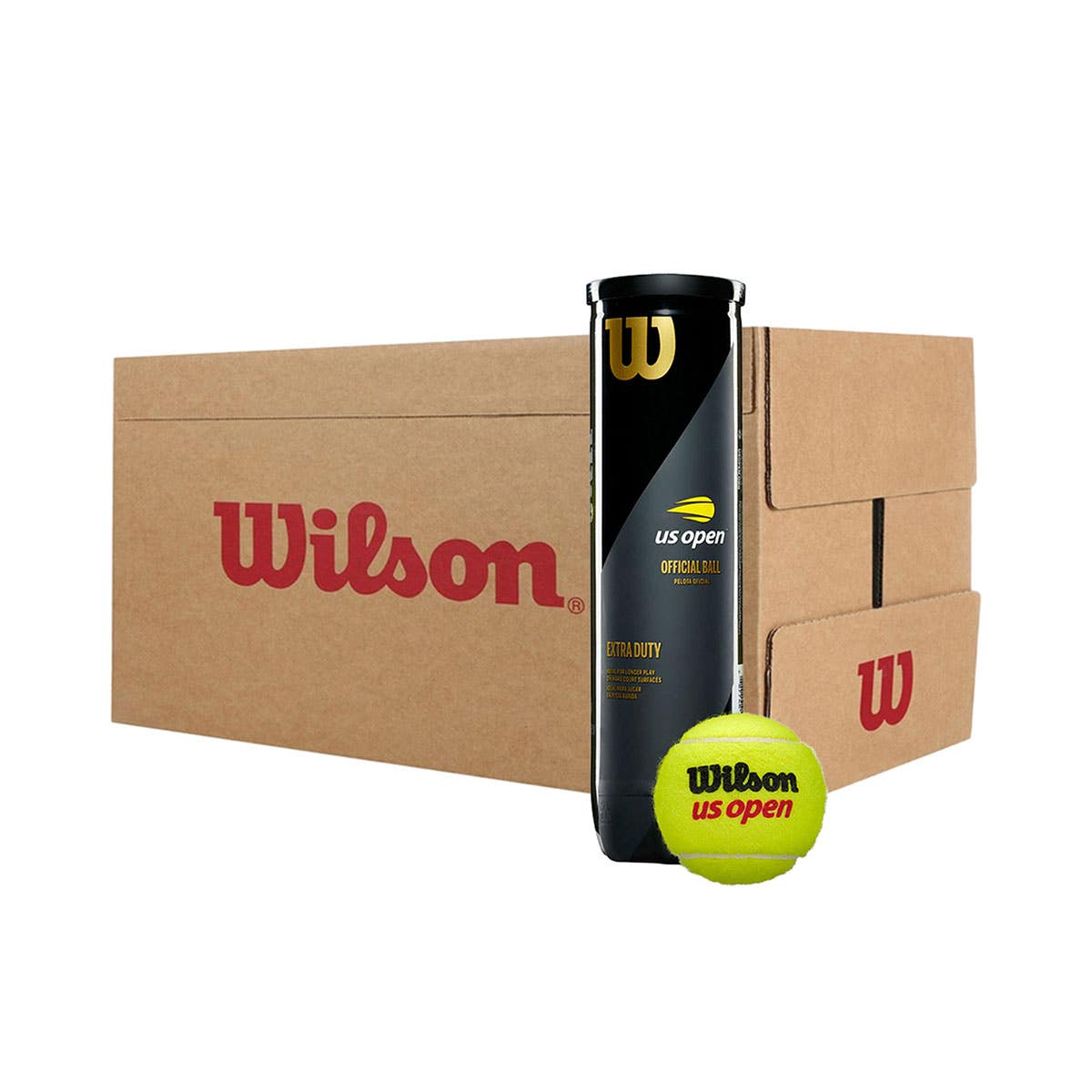 18-CAN CASE OF 4 WILSON US OPEN TENNIS BALLS WRT116200