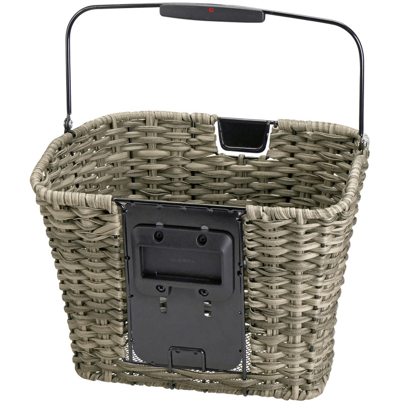 KLICKfix Structura Handlebar Bike Basket - 16L - reed brown