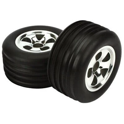 ECX 1005 Mounted Front Tire (2), Chr, Ri