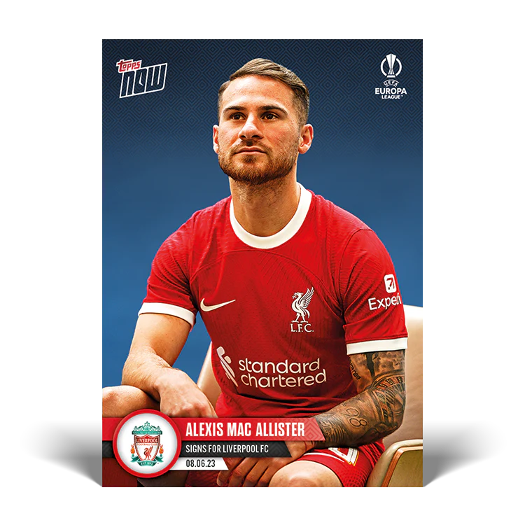 Topps UK - Signs for Liverpool FC - UEL TOPPS NOW® Card #PS01