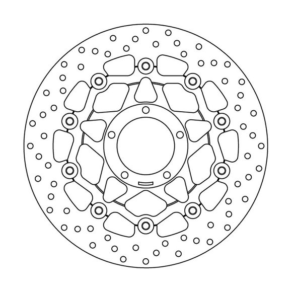 Brembo round floating brake discRef: 78B40845