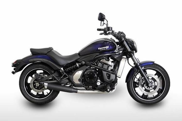 Miller Exhaust Complete Line Black Slashcut TipRef: Mil01217A / Ka-En-650-X26.09