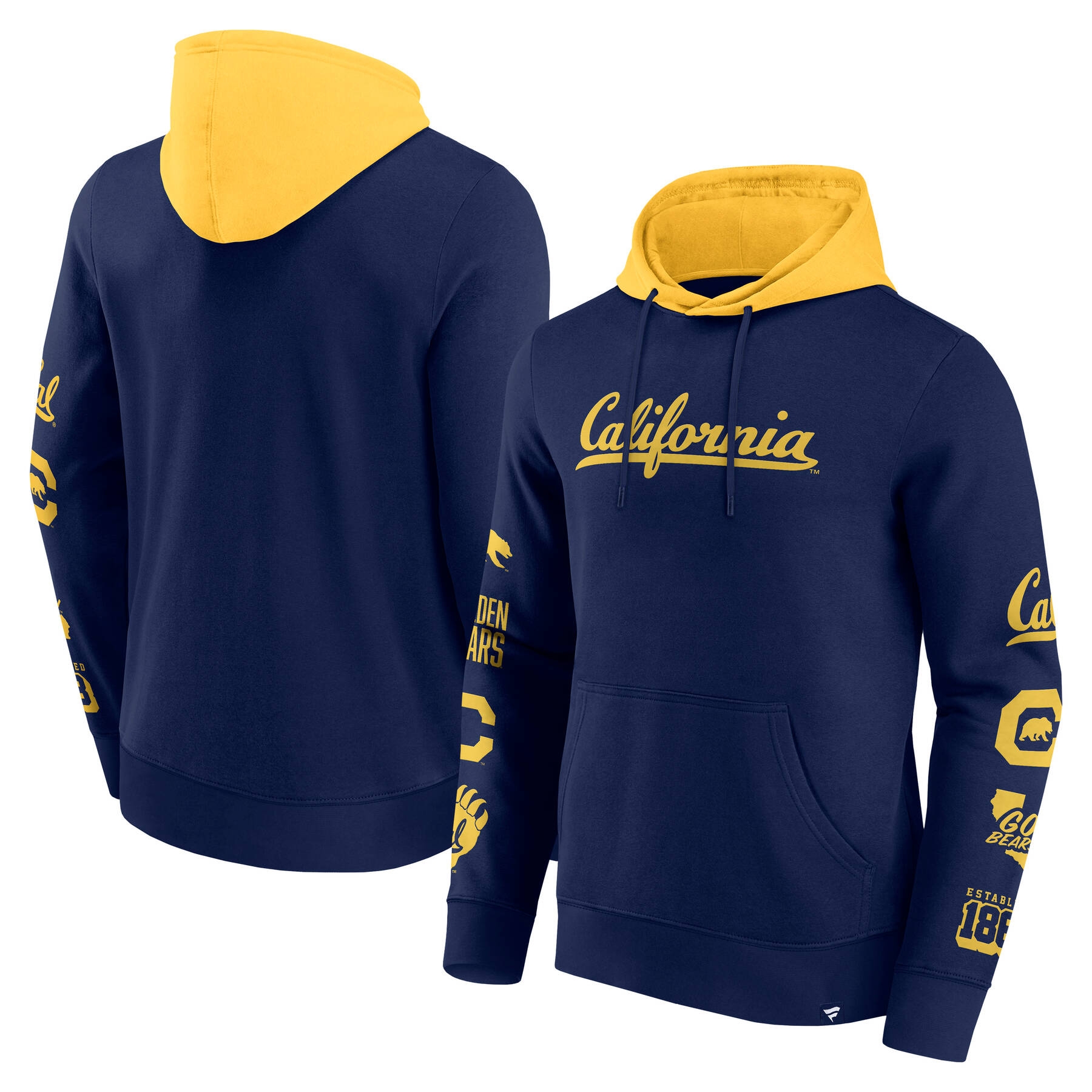 California Golden Bears Colorblock Badge NCAA Hoodie