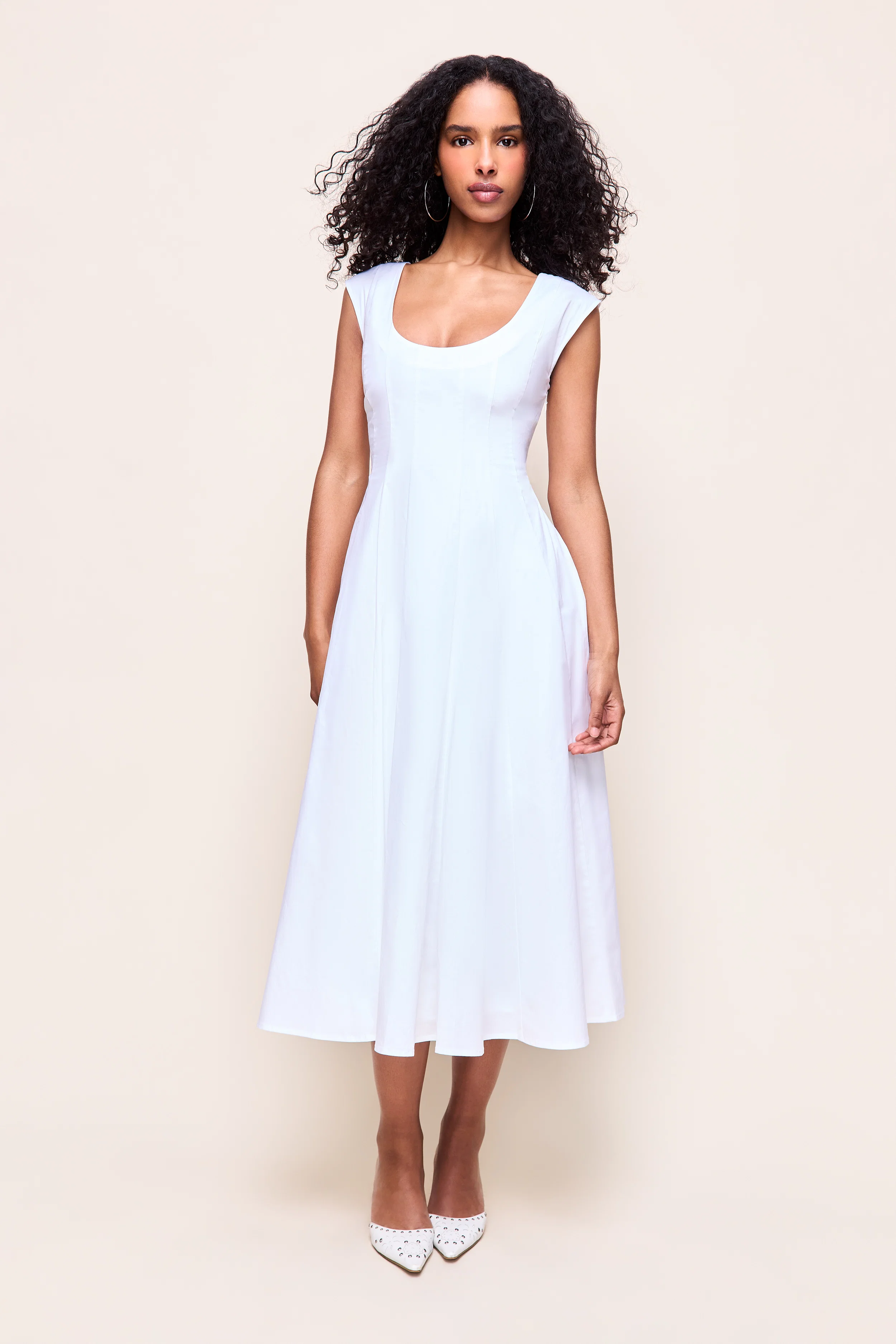 Leila Cotton Poplin Dress