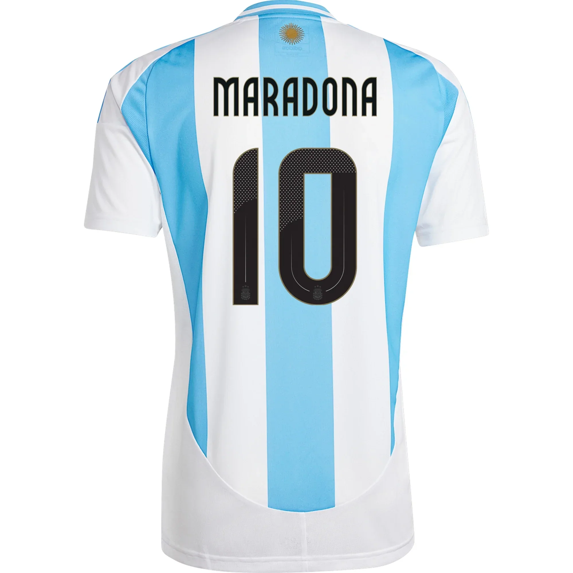 Argentina Diego Maradona Home Jersey 24/25 (White/Blue Burst)