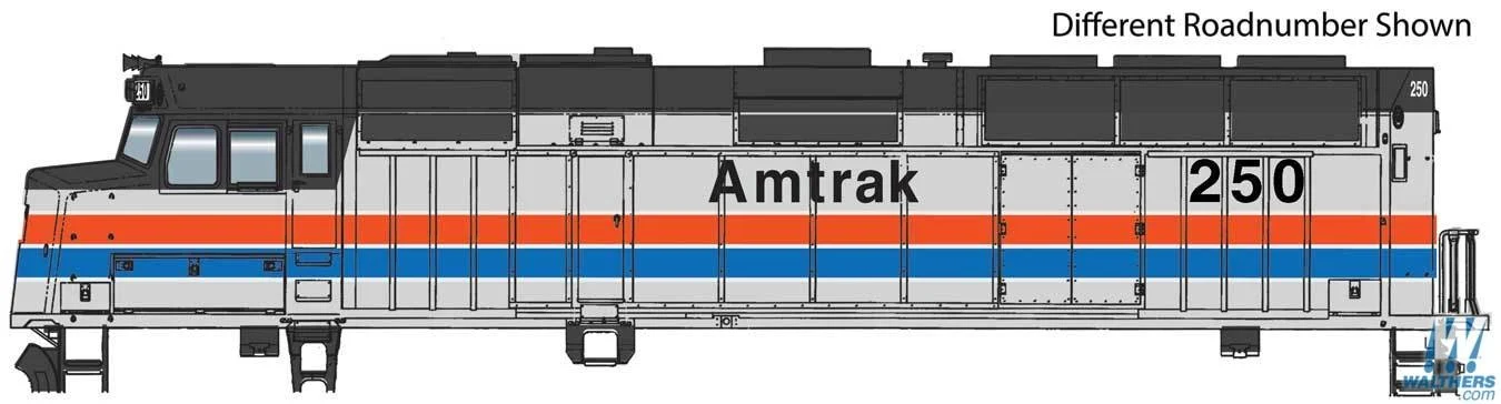 Walthers Mainline HO 910-9463 EMD F40PH, Amtrak (Phase II) #243