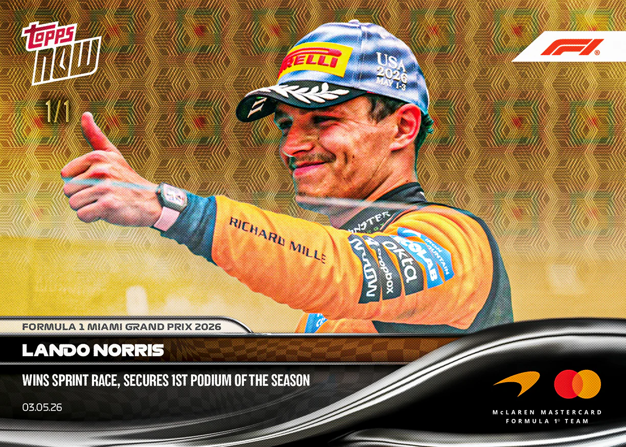Lando Norris - 2026 Formula 1® Topps NOW® - Card 26
