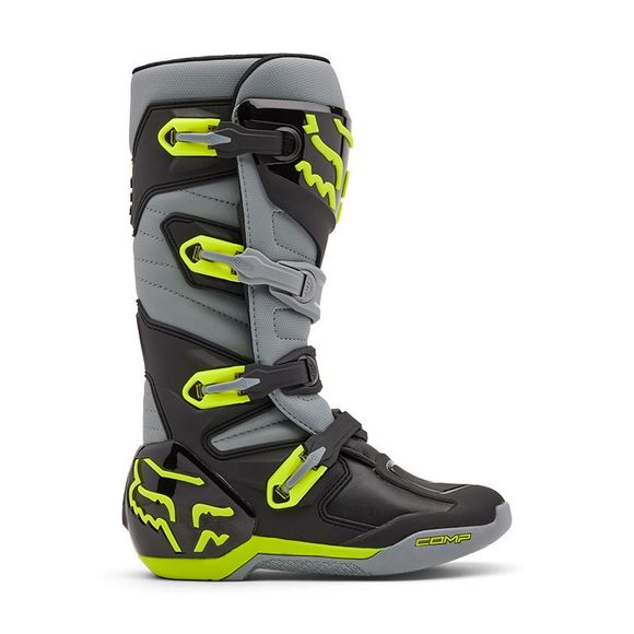Fox COMP 2025 cross Boots - Gray / YellowRef : FX5116