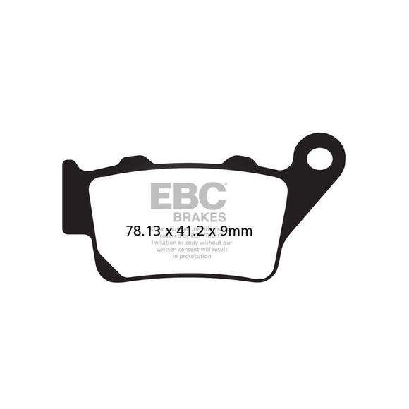 EBC Sinter Metal Sintered Rear Brake PadsRef: Fa213Hh / 17210651