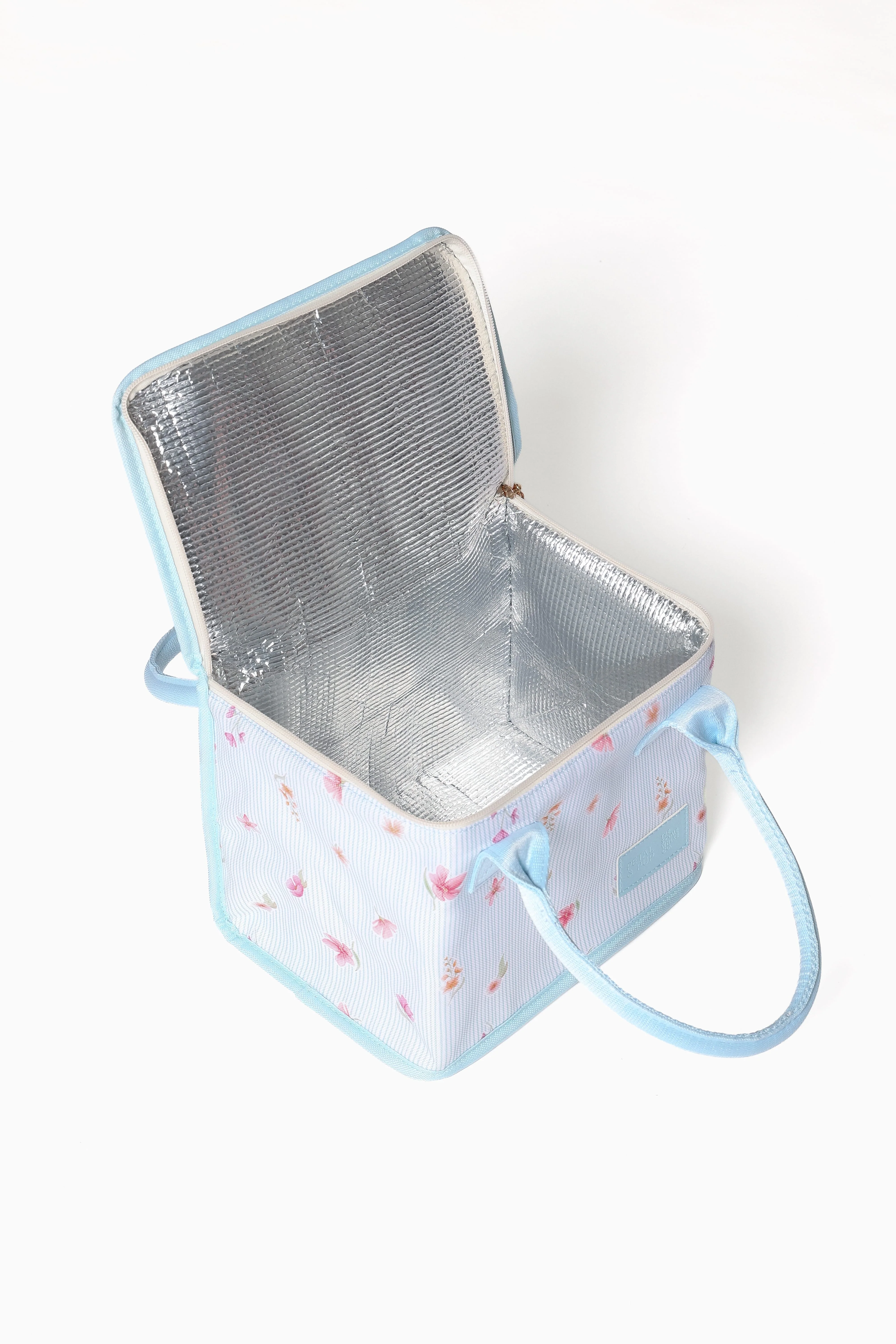 The Graze Lunch Bag - Blue Garden Stripe