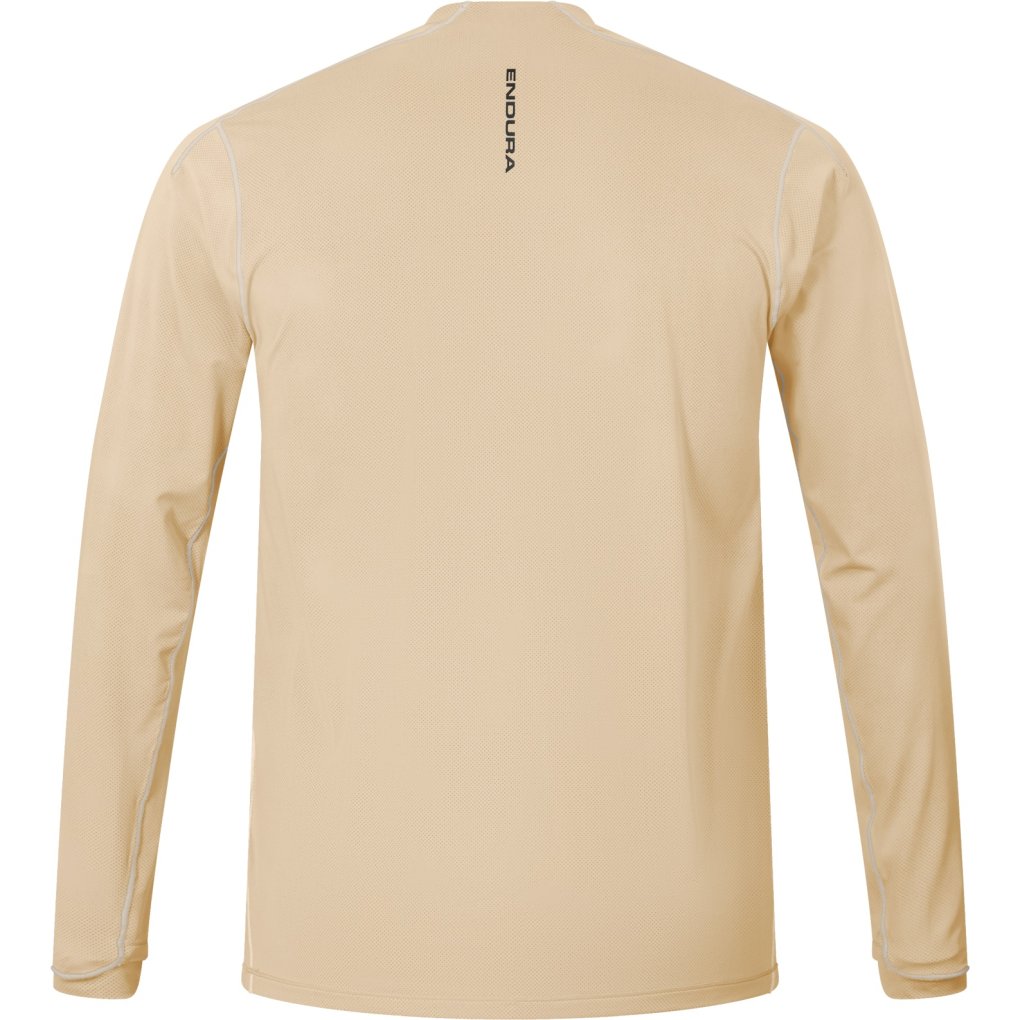 Endura Alltrack Rout Tech Long Sleeve Tee Men - sand