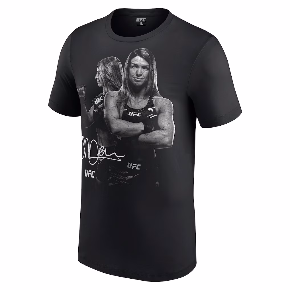 Men's  Black Mackenzie Dern UFC 321 #AndNew Strawweight Champion T-Shirt