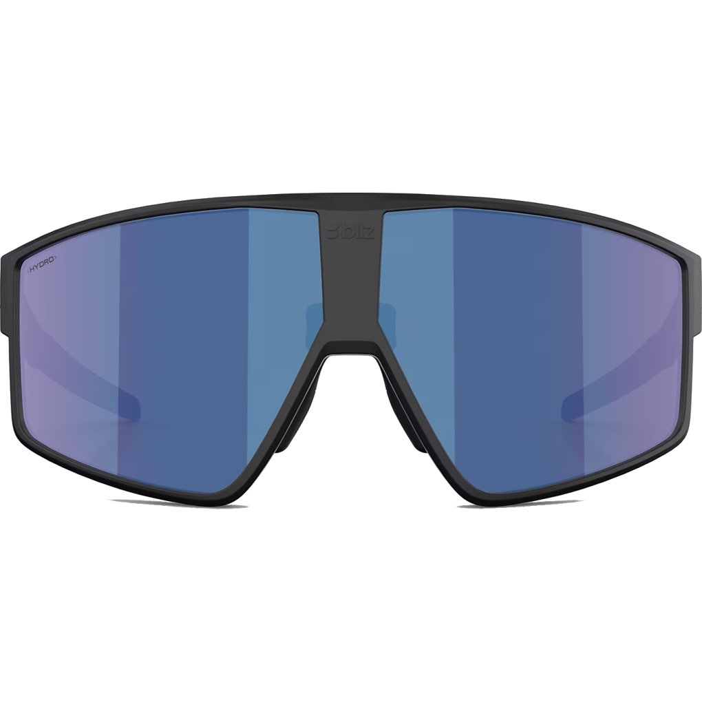 Bliz P002 XL Glasses - Matte Black - Smoke/Blue Multicolor