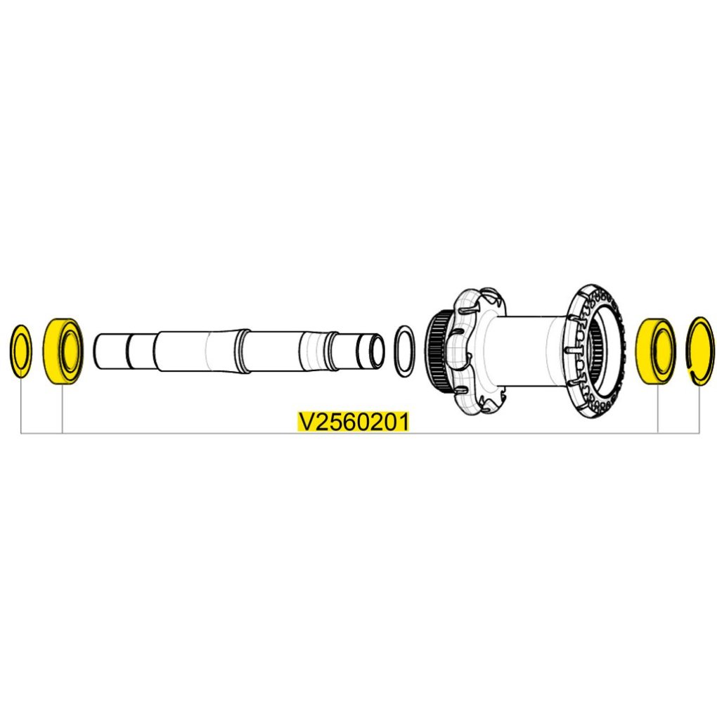 Mavic Rear Wheel Hub Bearing ID360 big - V2560201