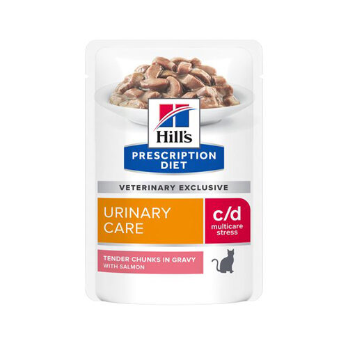 Hill's c/d - Urinary Stress - Feline - Chicken pouches 24x 85 gr