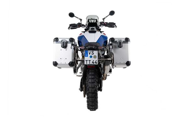 Touratech ZEGA Evo X suitcase With 45/45 offset - Gray support included - Gray anodizedBMW 900 F 900 GS - 2024 - 2026Ref: Trt01615A / 01-083-6826-0
