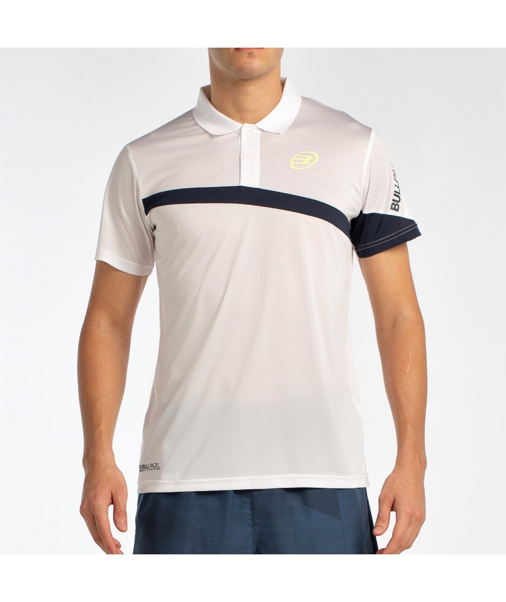 BULLPADEL LUCIR WHITE POLO SHIRT
