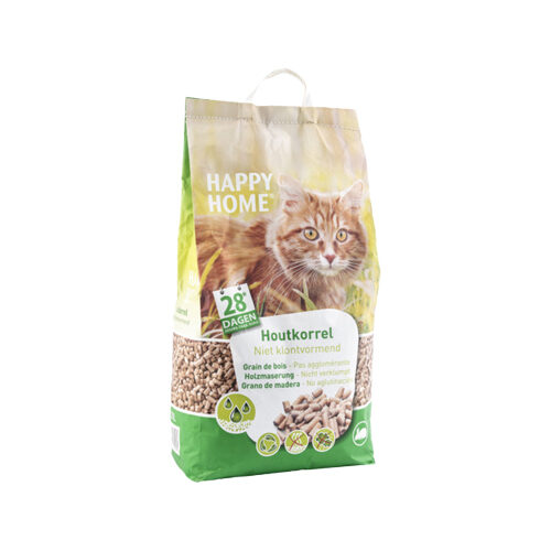 Happy Home Natural Wood Cat Litter - 20 L
