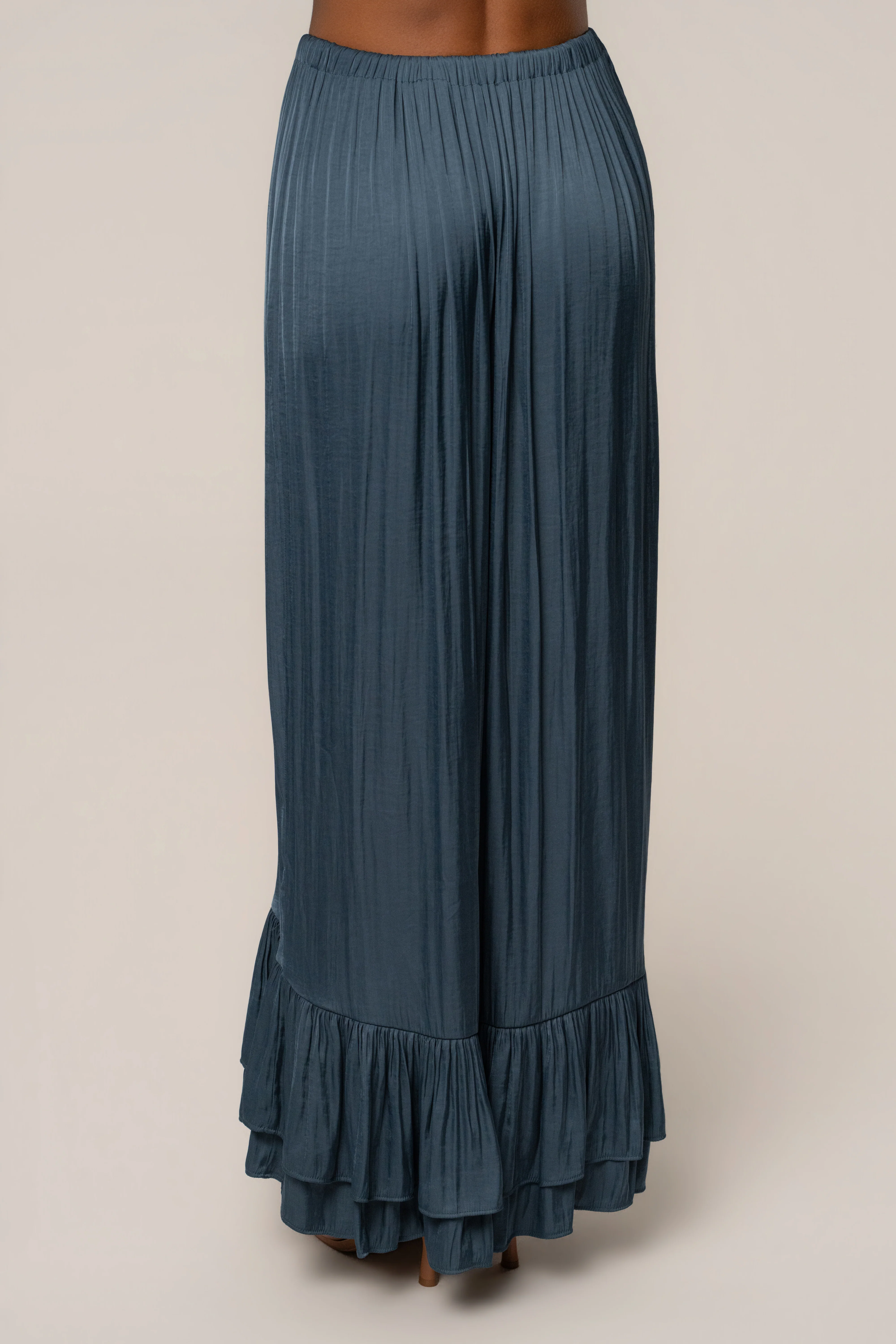 Teal Sun And Sand Maxi Skirt