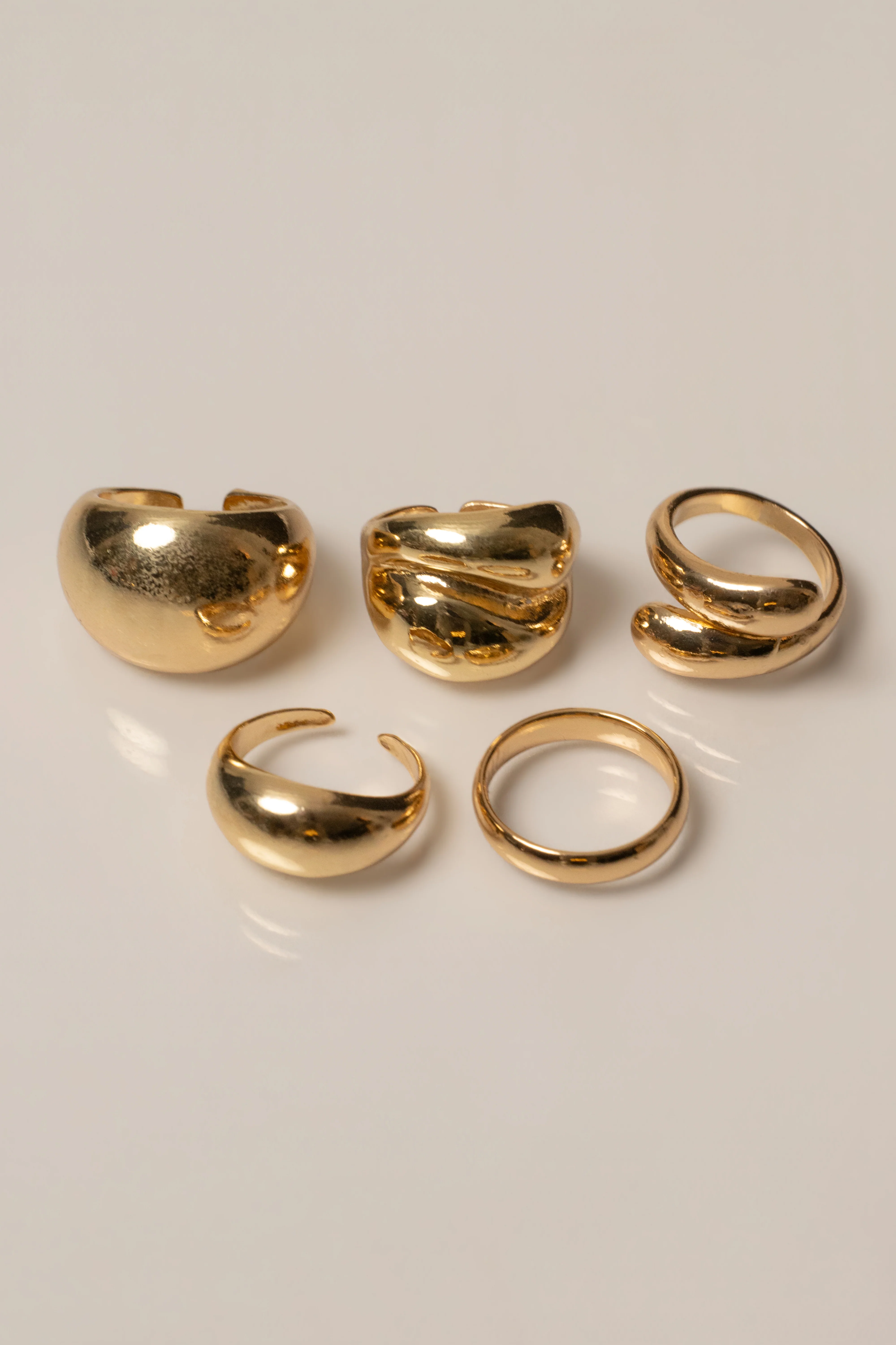 Gold Talia Ring Set