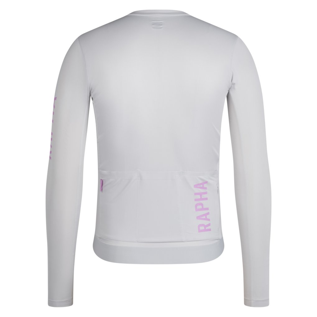 Rapha Pro Team Lightweight Long Sleeve Jersey Men - silver/quartz