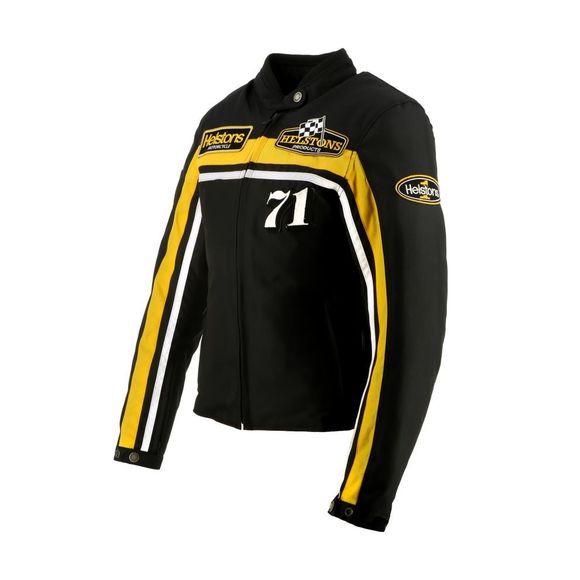 Helstons STURGIS Motorcycle Jacket - Black / YellowRef: HS1143