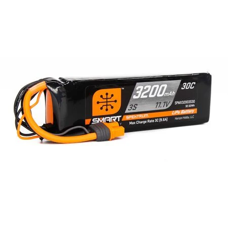 SPMX32003S30 3200mAh 3S 11.1V Smart LiPo 30C IC3 Spektrum