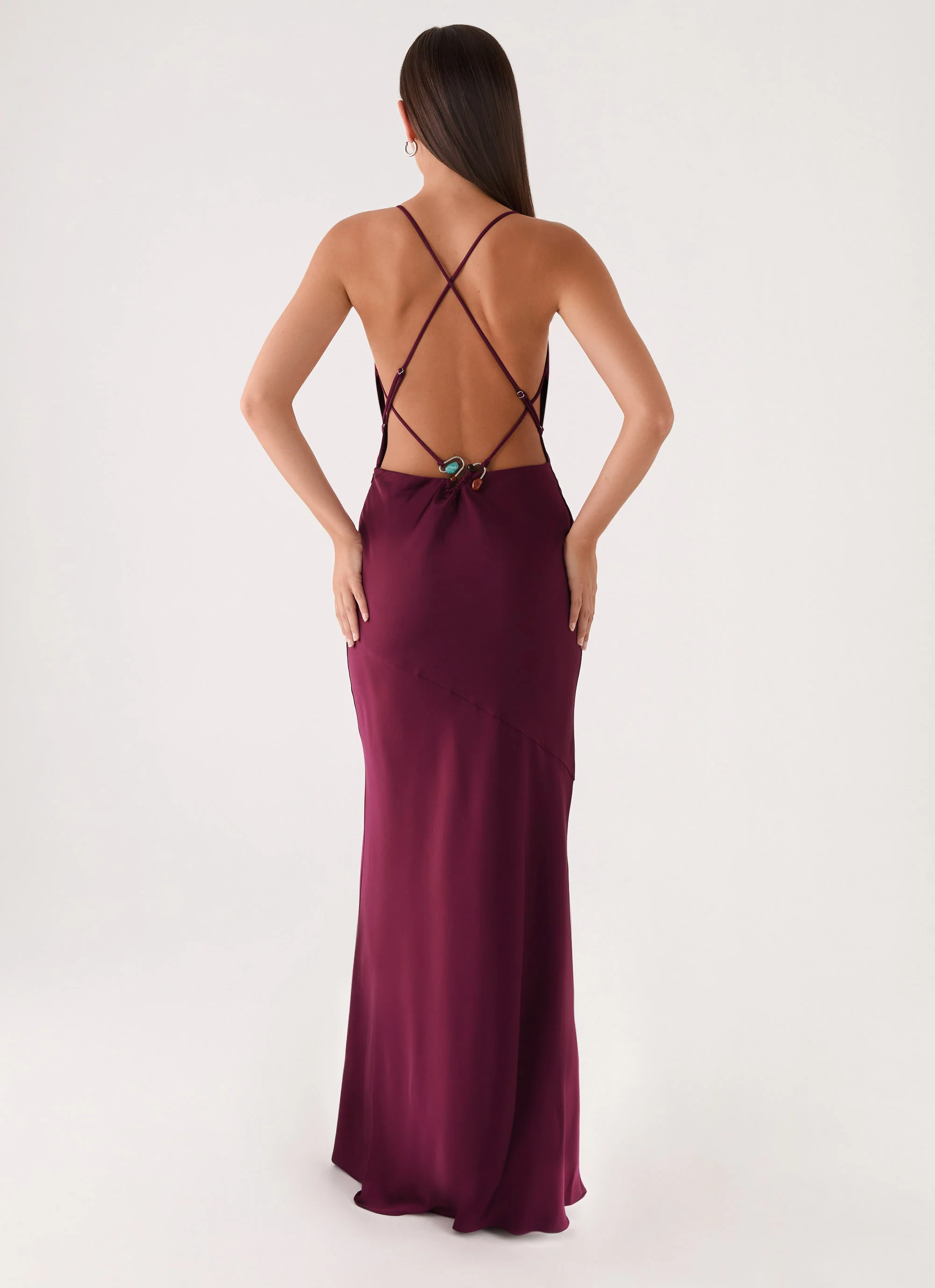 Tiano Maxi Dress - Plum