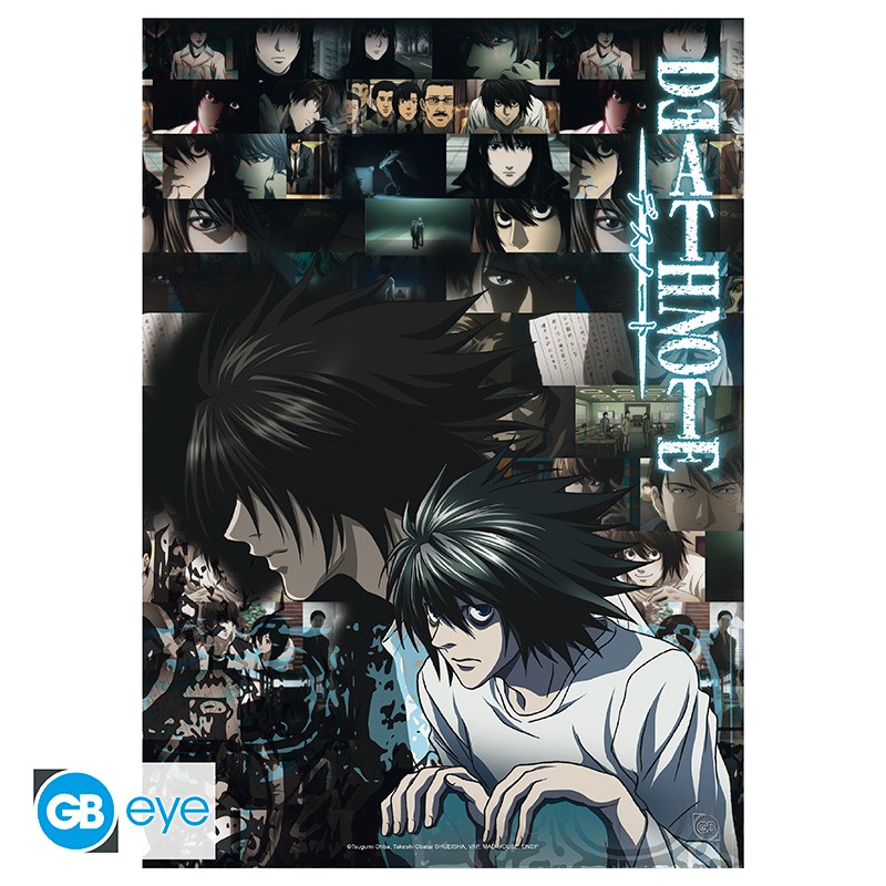 DEATH NOTE Portfolio 9 Posters Protagonists  (21x29,7cm)