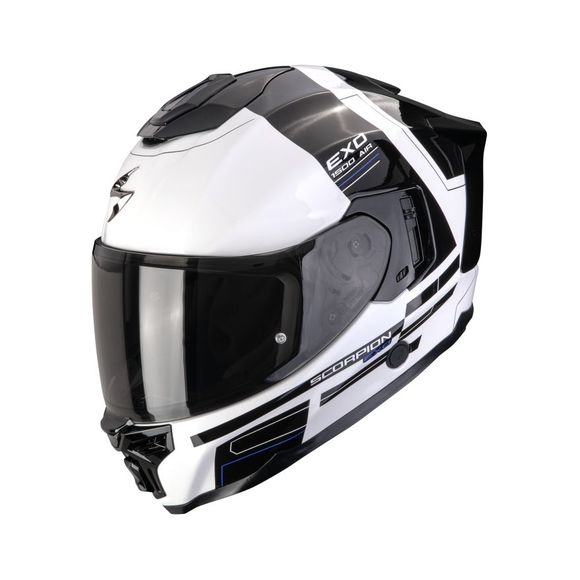 Scorpion Exo EXO-1500 AIR DUAL Full-Face Helmet - White / BlackRef: SC1207