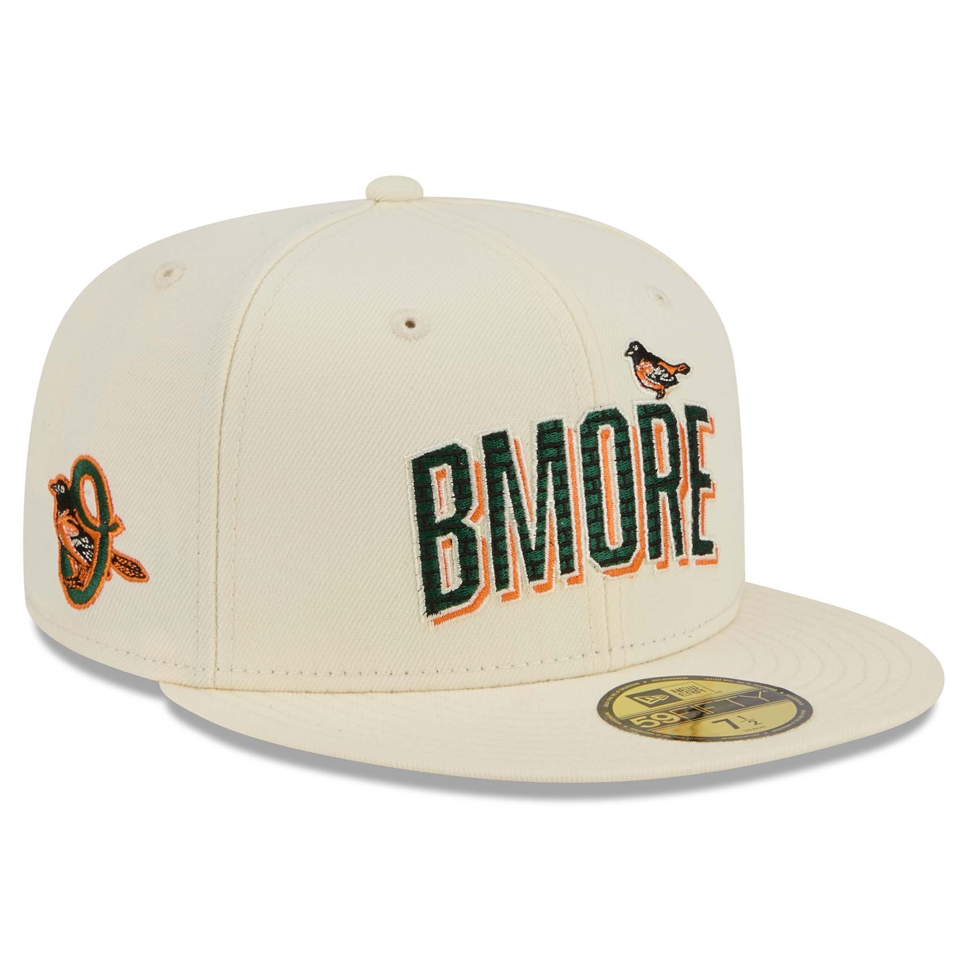 Baltimore Orioles MLB City Connect Fan Pack 59FIFTY Fitted Cap Natural