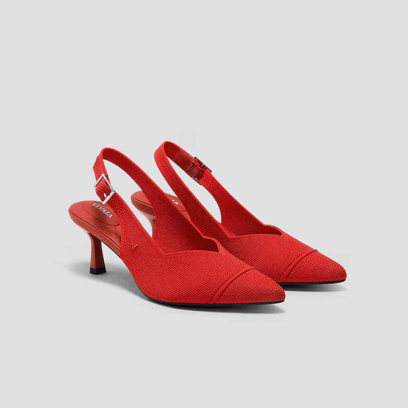 Pointed-Toe Slingback Heels (Addison)