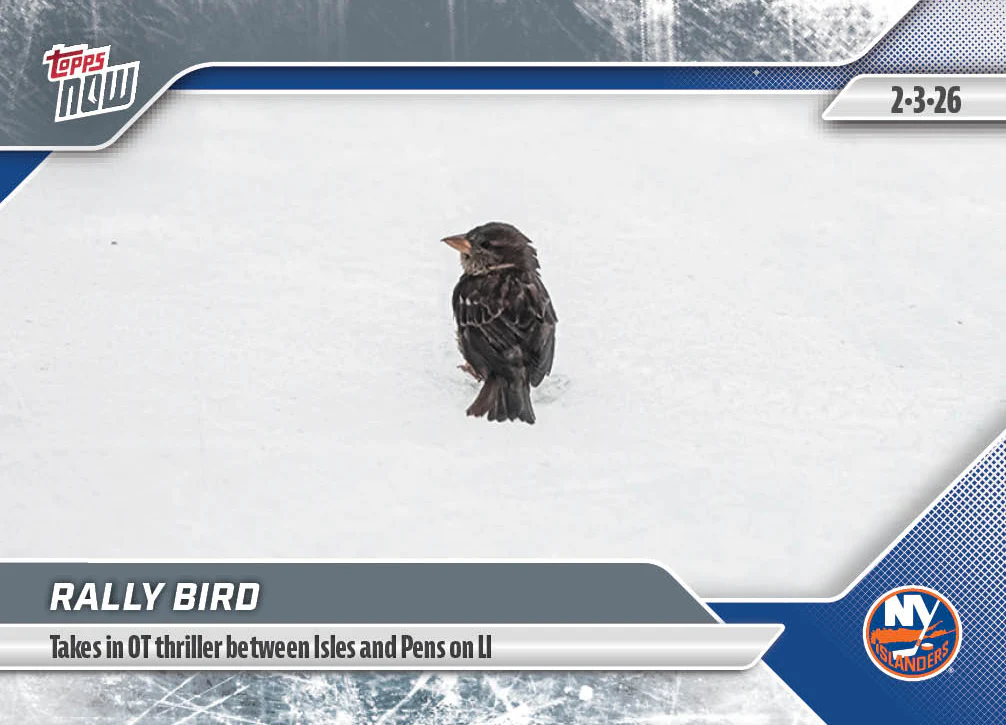 Rally Bird - 2025-26 NHL Topps NOW® - Sticker # 106 Pack - PR: 1550