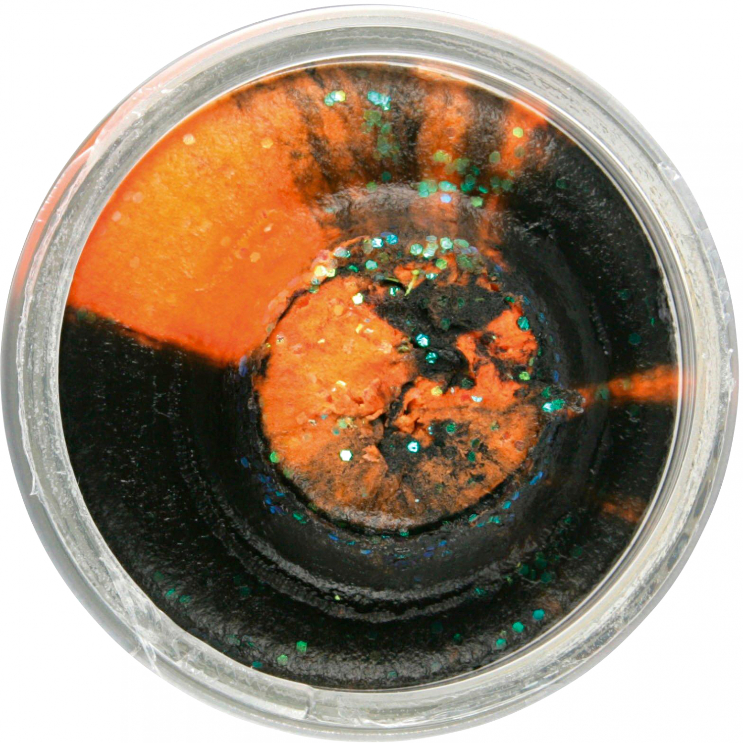 Berkley PowerBait® Glitter Trout Dough (Black Orange Glitter)